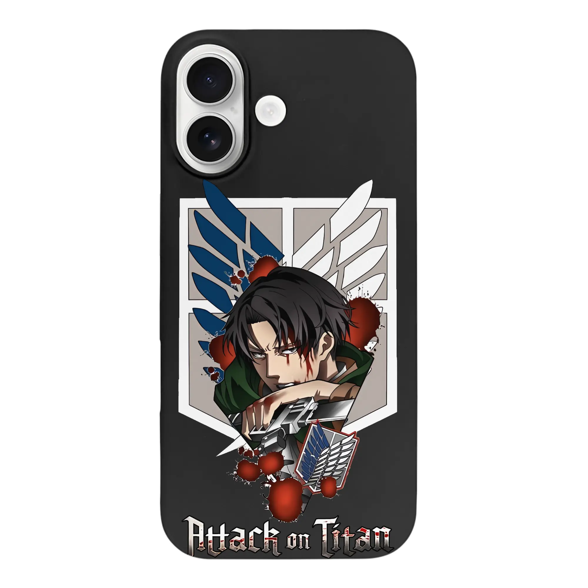 進撃の巨人 グッズ リヴァイ・アッカーマン - iPhone 17 シリーズ シリコンケース 薄型 耐衝撃 指紋防止 ソフトタッチカバー 精密フィット 傷防止 保護ケース iPhone 17/17 Air/17 Pro/17 Pro Max 対応